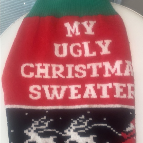 Dog ugly Christmas sweater